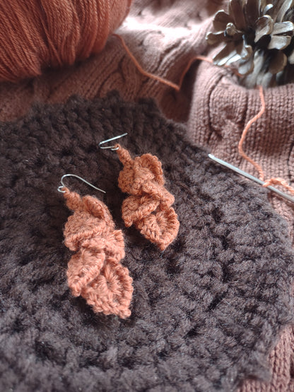 Crocheted Autumn Leaves