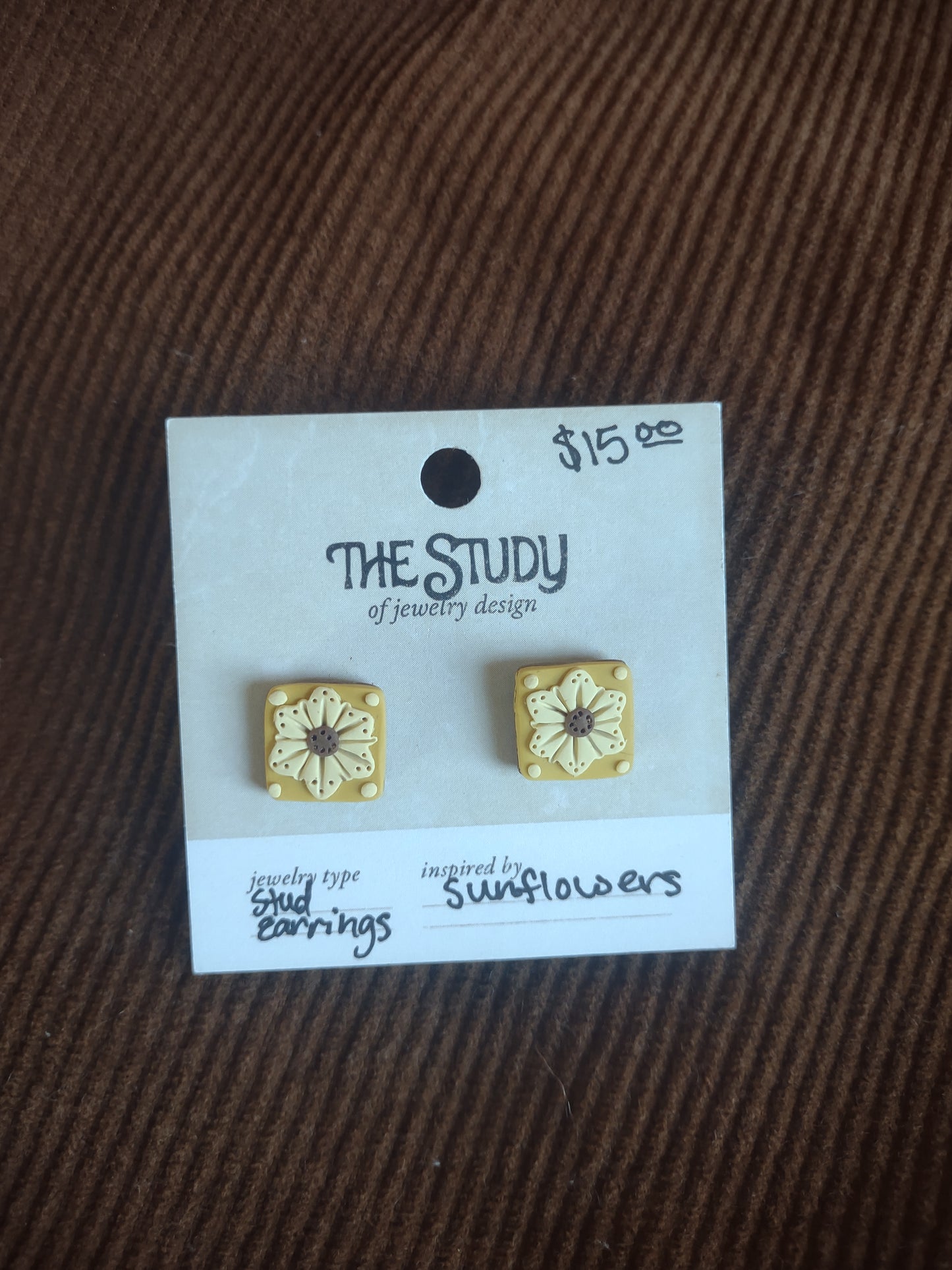 Sunflower Studs