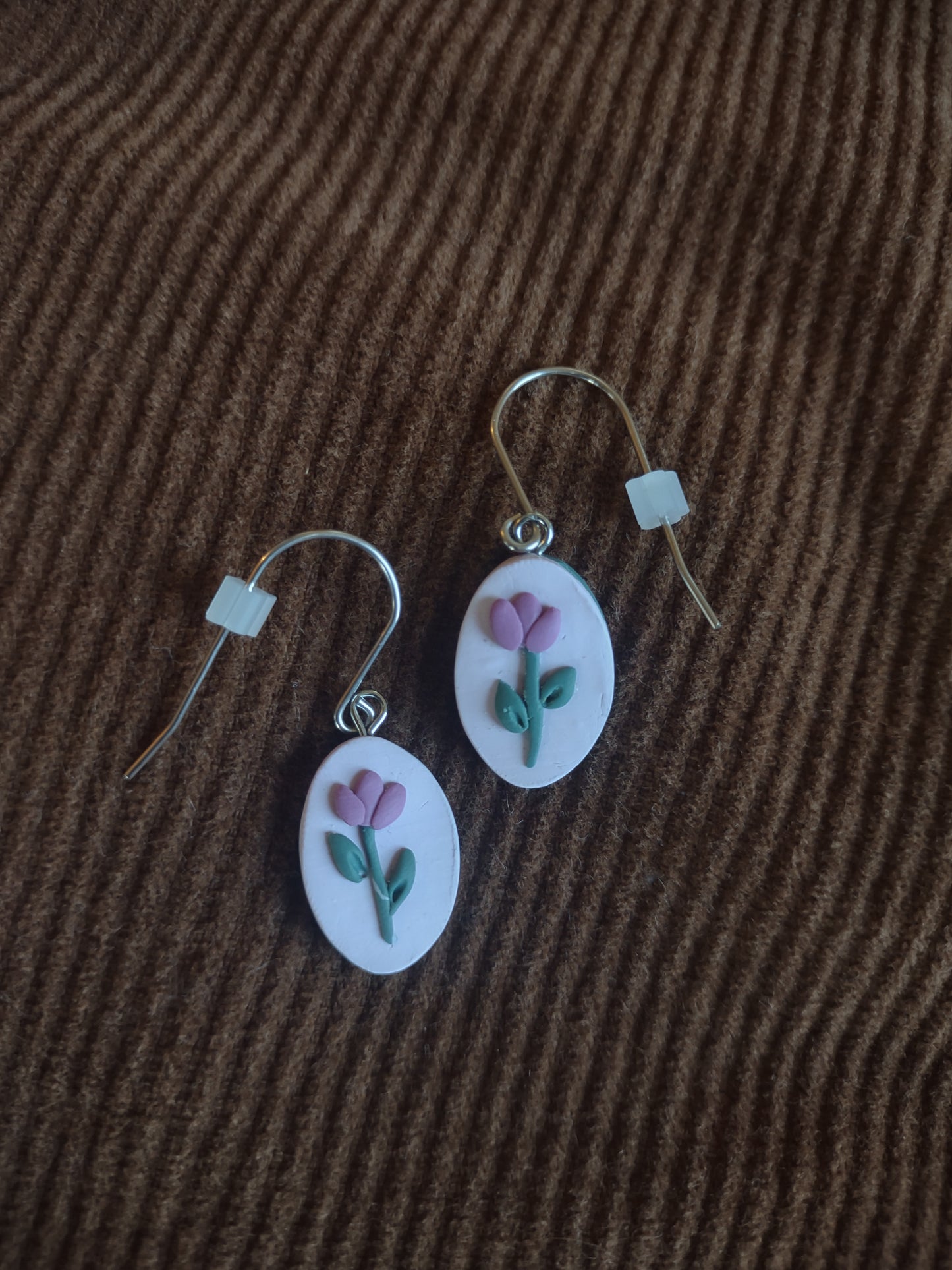 Tulip Earrings Purple